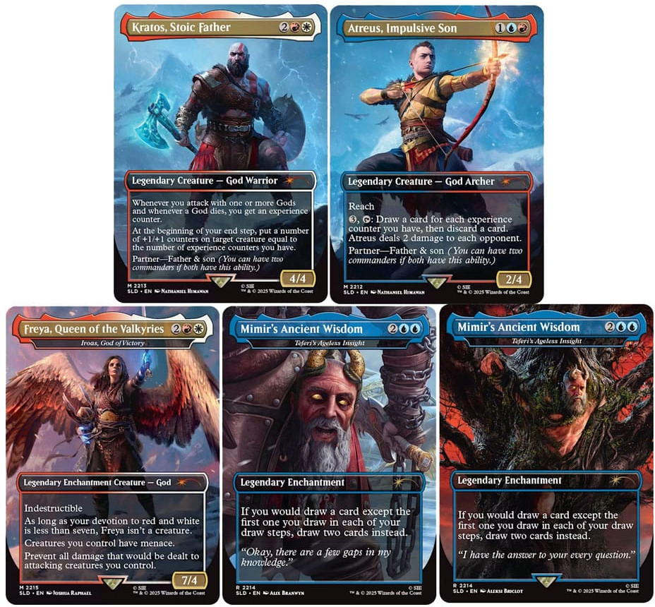 Magic the Gathering TCG Secret Lair x Playstation - God of War