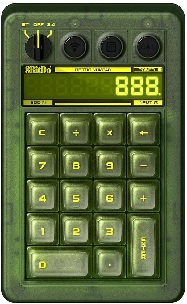 8Bitdo Retro 18 Mechanical Numpad Xbox Edition (Jade)