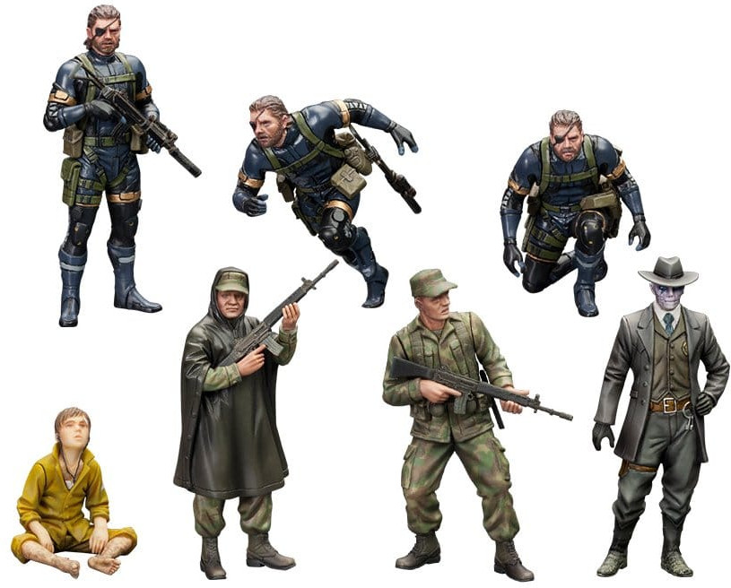 Metal Gear Solid V Plastic Model Kit 1/100 - Metal Gear Solid Ground Zero Set