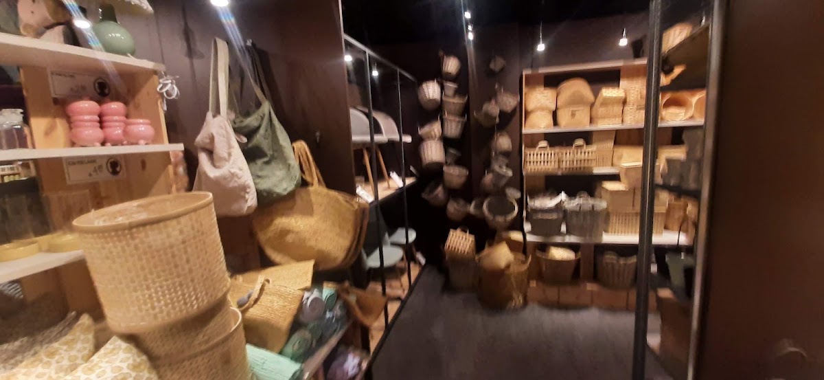 Plantage Breda — Winkelinterieur met planken en decoratieve items